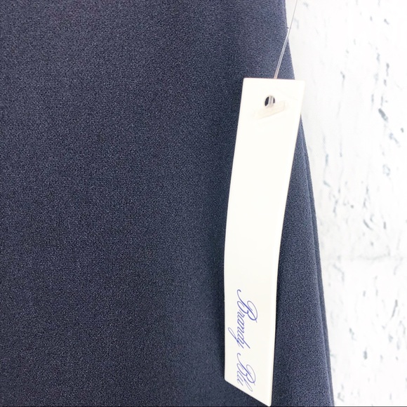 Brandy Blu Navy Sheath Skirt - Picture 2 of 6